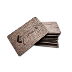 Biglietto da Visita Legno Scuro + Account piattaforma digitale