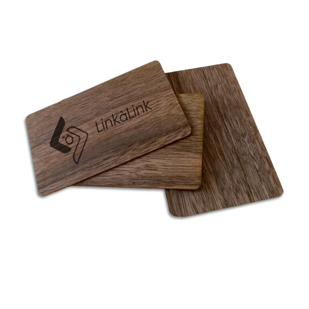 Biglietto da Visita Legno Scuro + Account piattaforma digitale